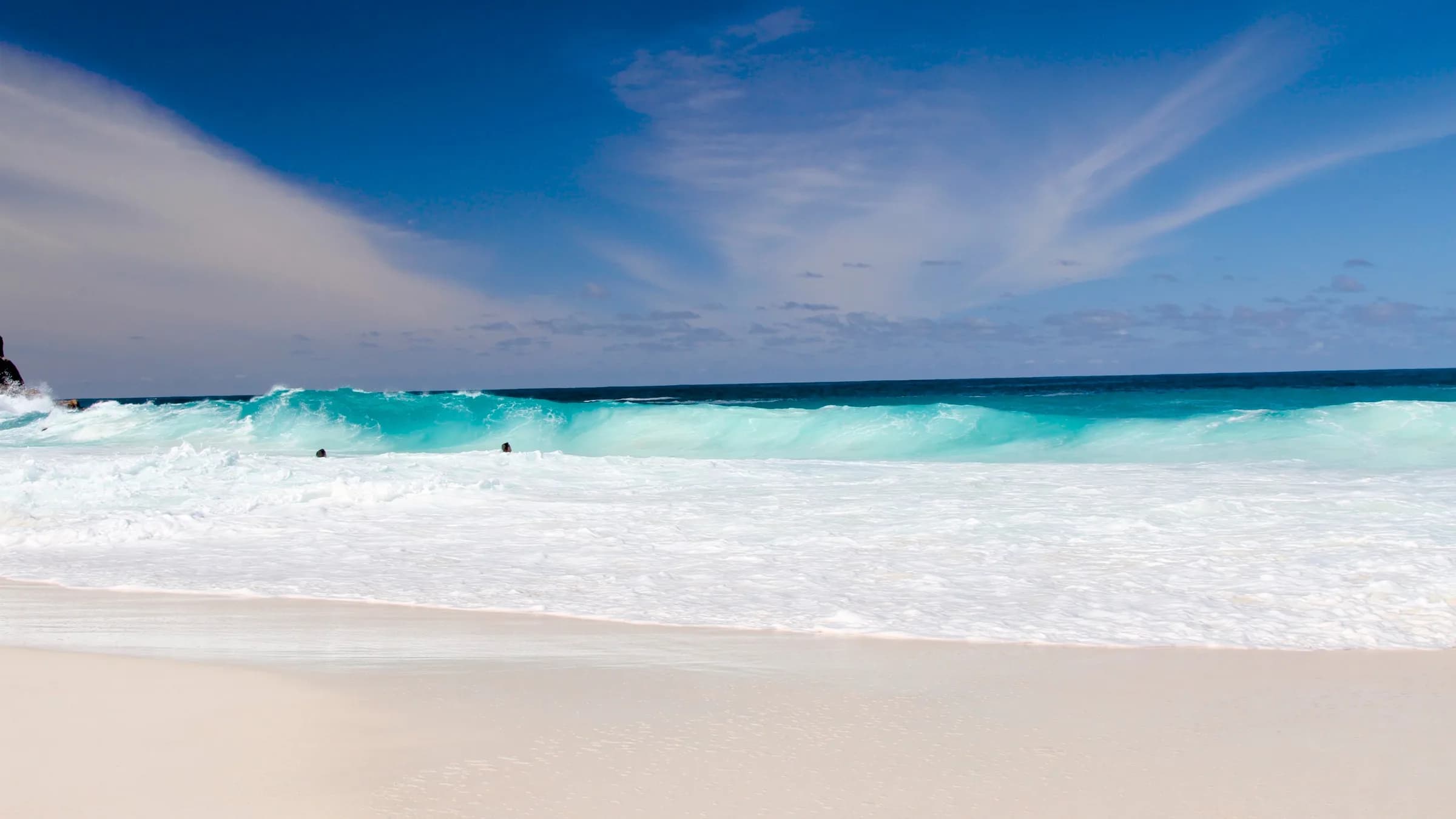 Tropical shoreline — sourced floors, not a cheapest-passport ranking